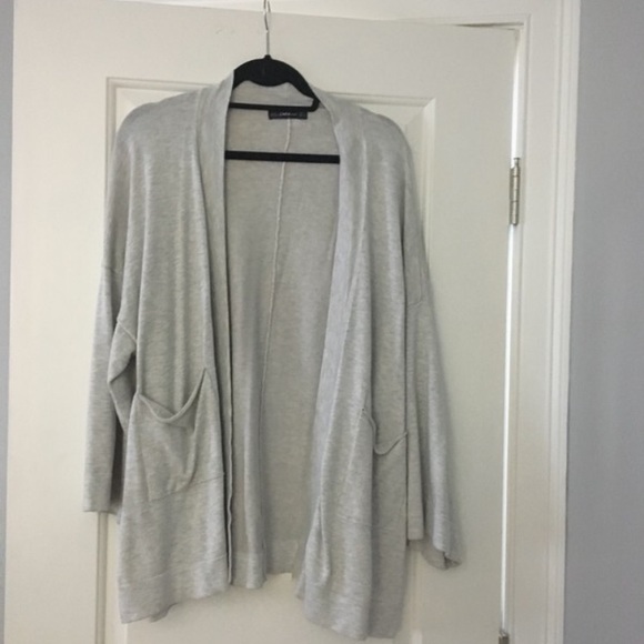 Zara Sweaters - Light Gray ZARA Cardigan